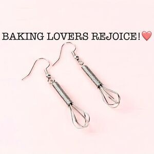 NWT BAKING LOVERS MINIATURE WHISK EARRINGS